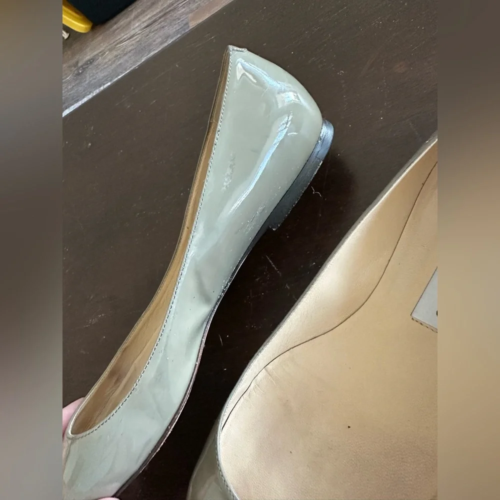 **** Jimmy Choo Size 39 Patent Leather Flats - Picture 8 of 11
